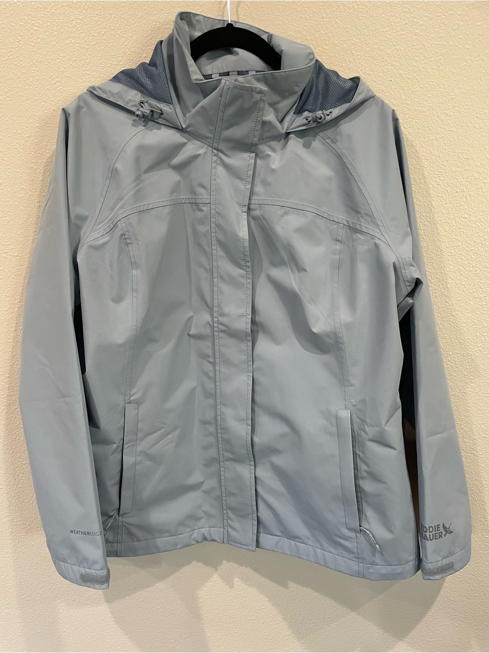 NWOT Eddie Bauer Light Blue Women's Rain Jacket